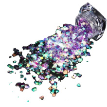 PET Glitter shapes mixed shapes for cosmetic nails